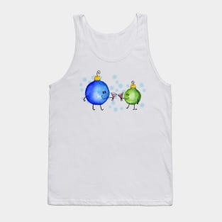 Festive Drinking Ornaments Tank Top